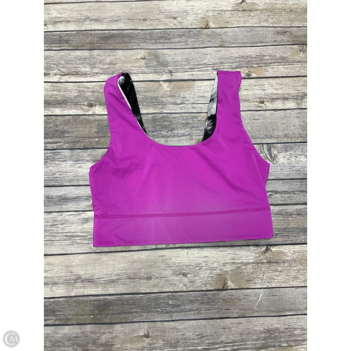 Athletic Bra By Fabletics In Tie Dye Print, Size: L