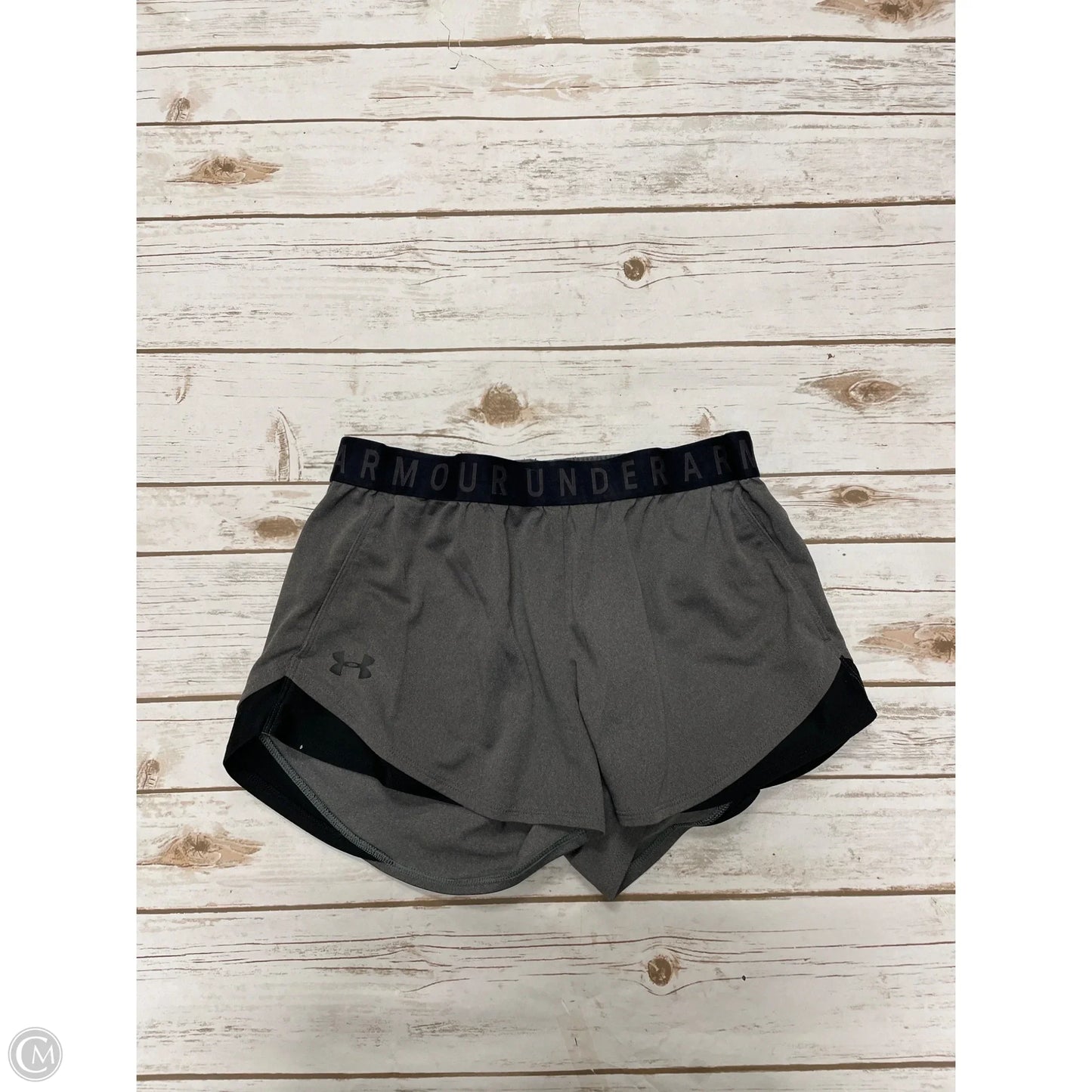 Athletic Shorts By Under Armour In Grey, Size: M