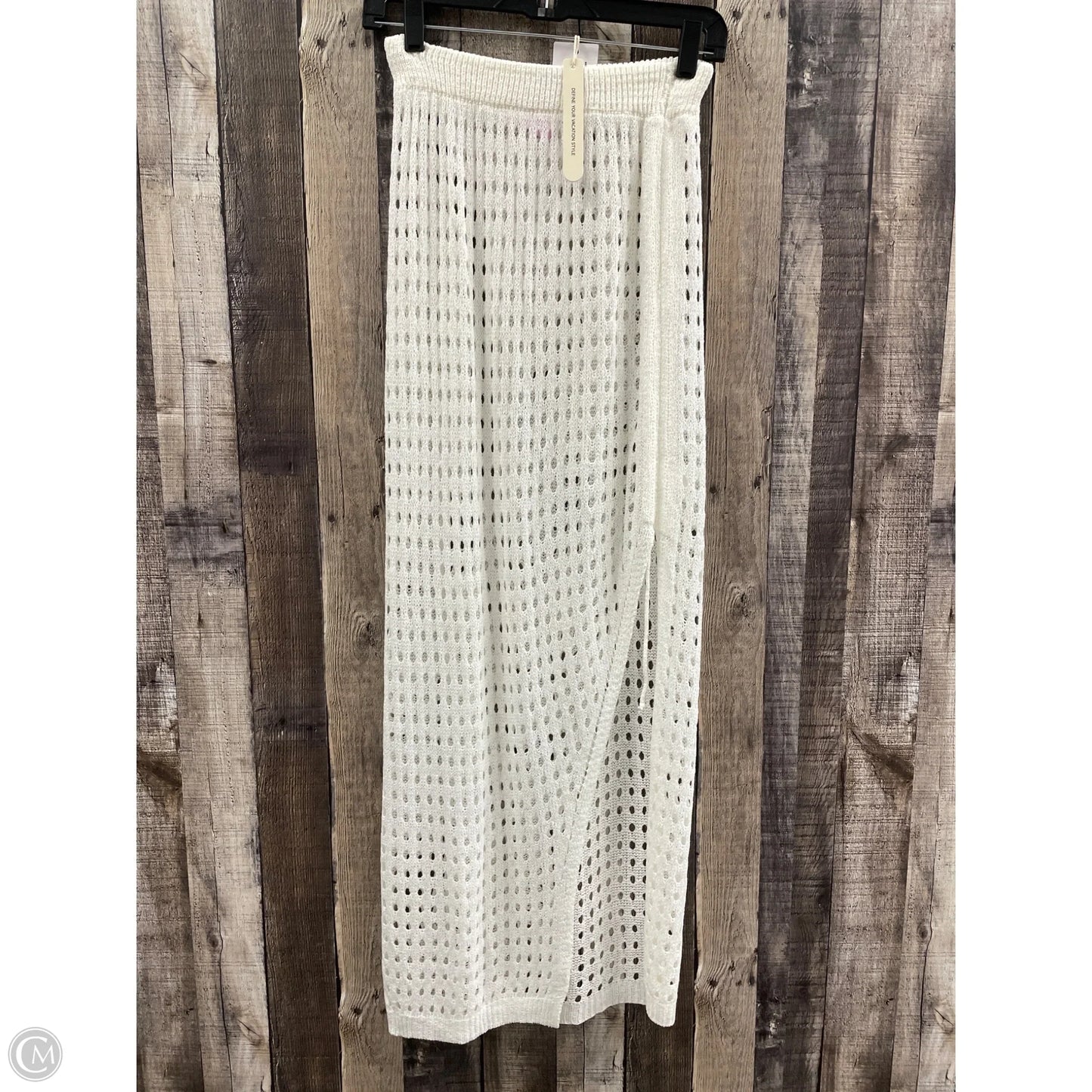 Swimwear Cover-up By Cme In Ivory, Size: M