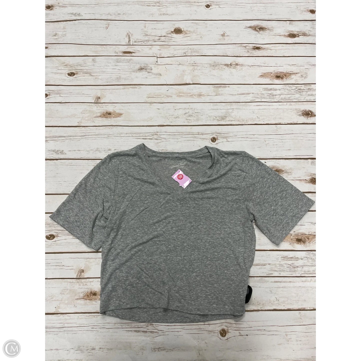 Top Short Sleeve By Universal Thread In Grey, Size: Xs