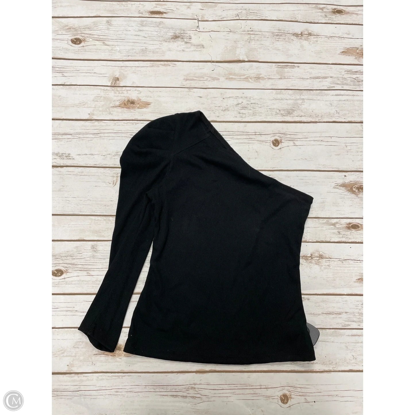 Top Long Sleeve By Who What Wear In Black, Size: Xs