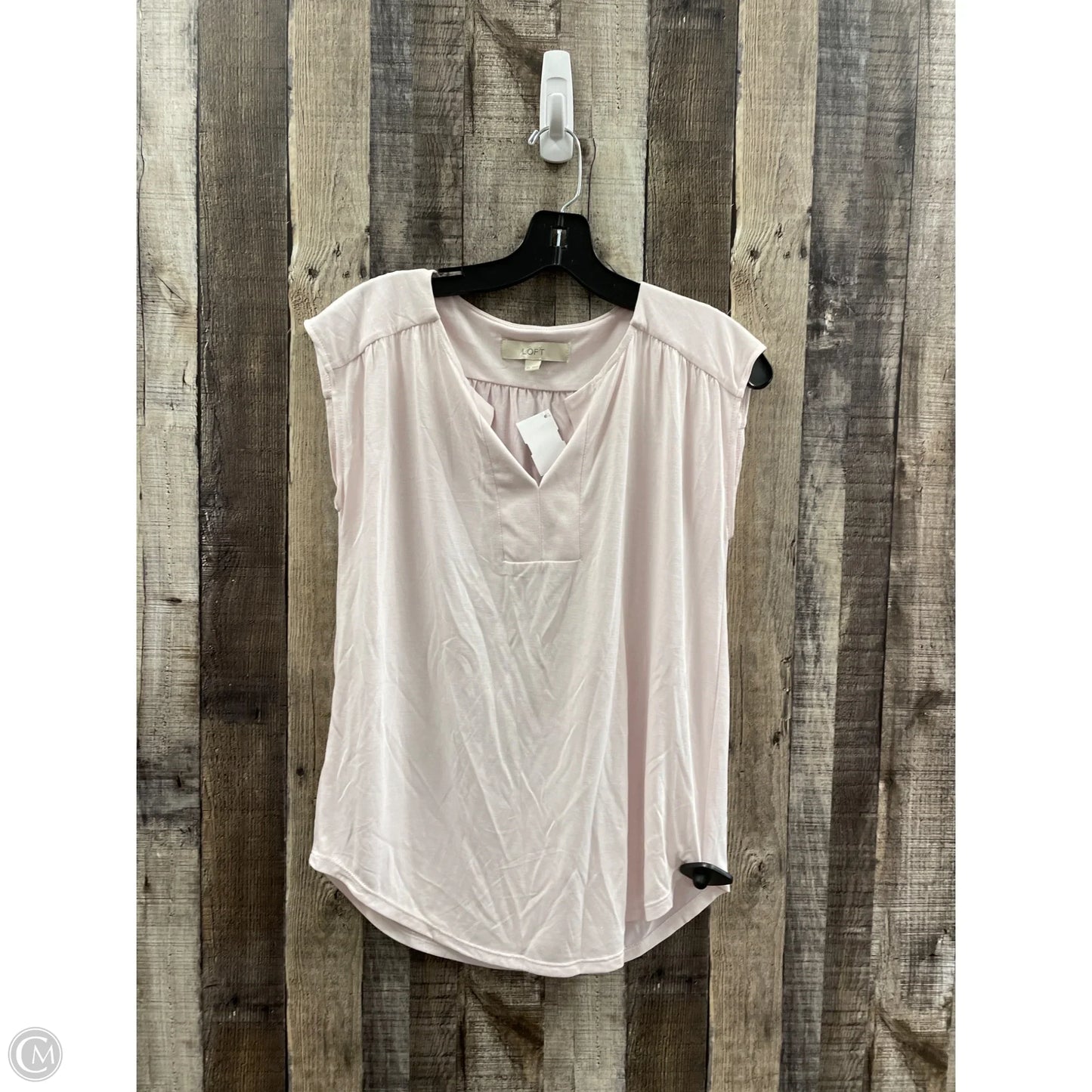 Top Sleeveless By Loft In Pink, Size: Xs