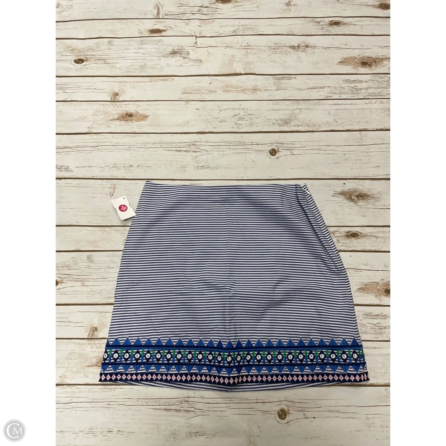 Skirt Mini & Short By Vineyard Vines In Striped Pattern, Size: S