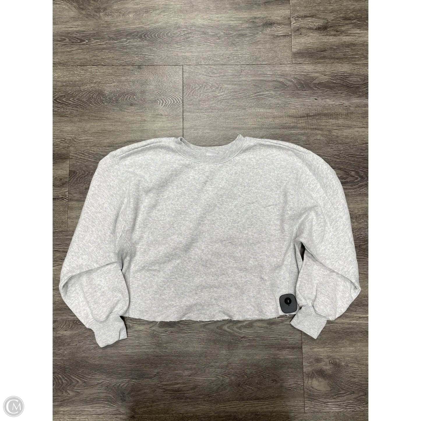 Sweatshirt Crewneck By Cme In Grey, Size: M
