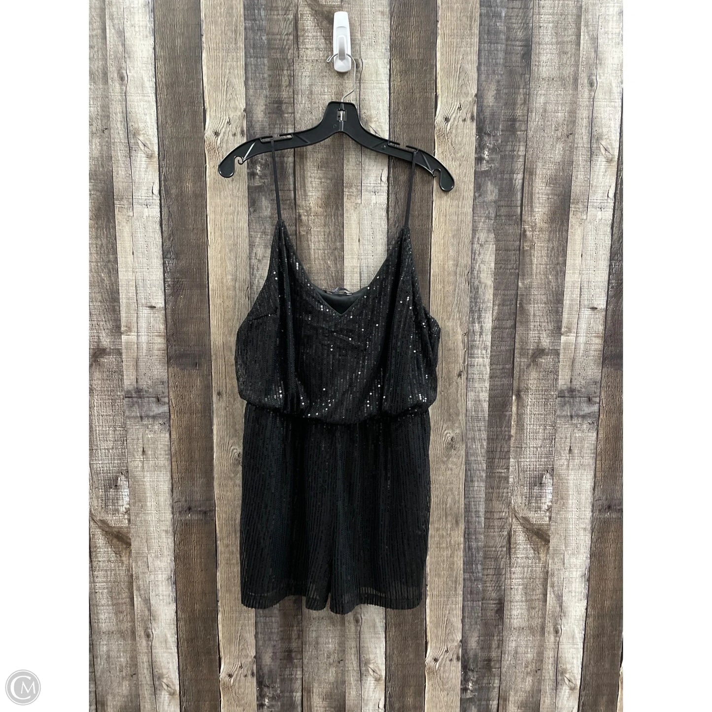 Romper By Cme In Black, Size: 2x