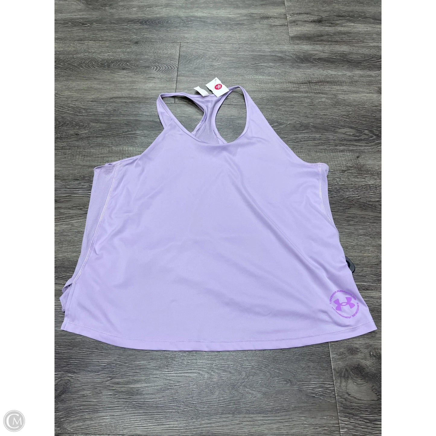 Athletic Tank Top By Under Armour In Purple, Size: Xl
