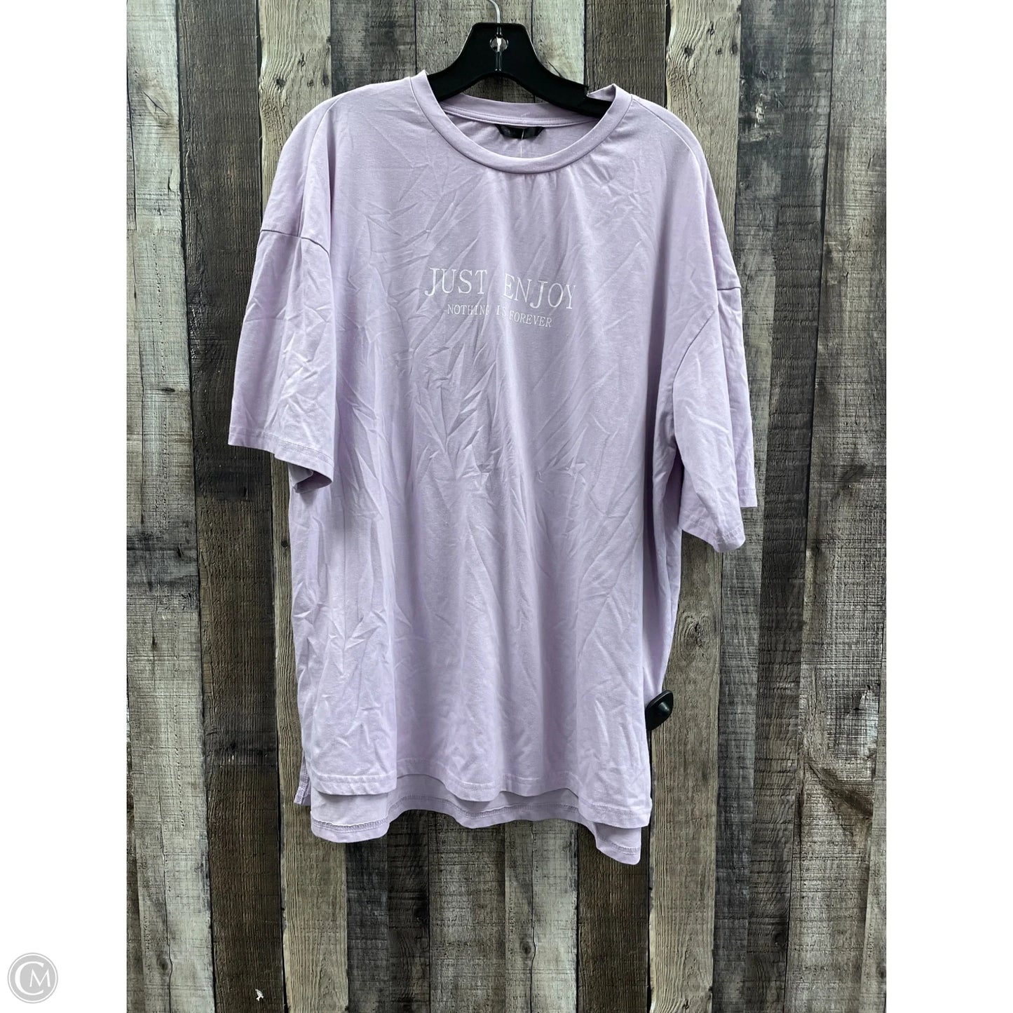 Top Long Sleeve By Shein In Purple, Size: Xl