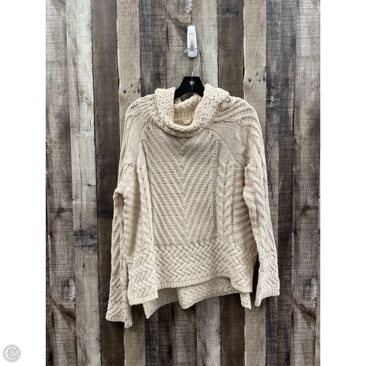 Sweater By Hem & Thread In Ivory, Size: M