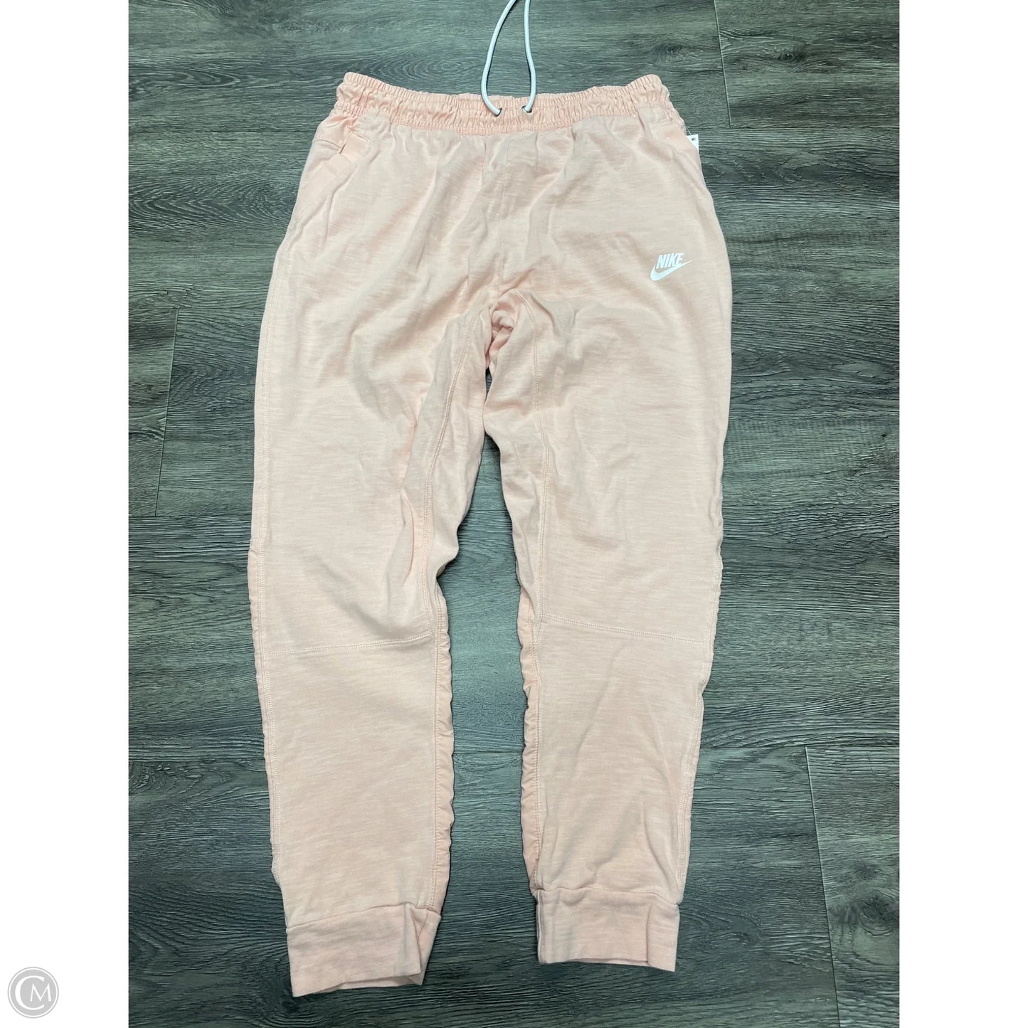 Athletic Pants By Nike In Peach, Size: L
