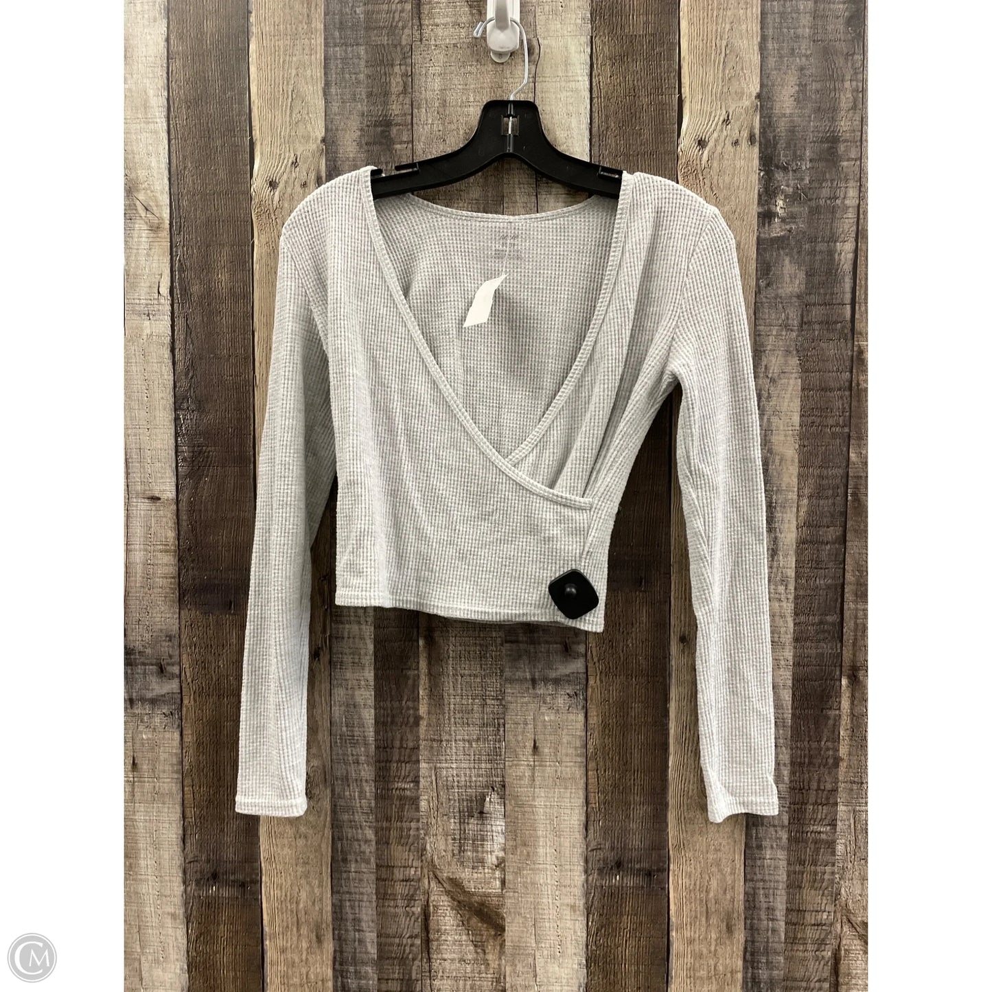 Top Long Sleeve By Aerie In Grey, Size: Xs