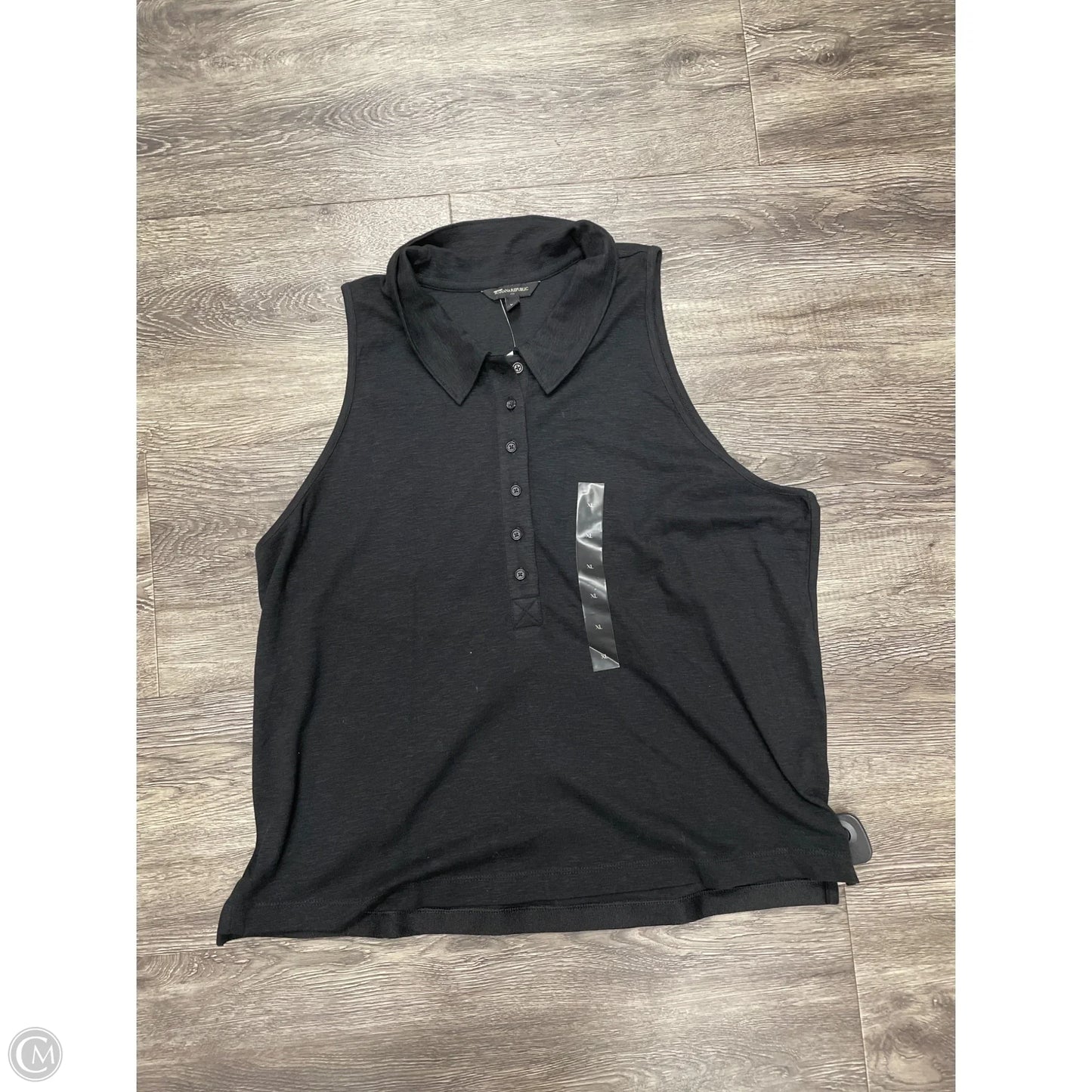 Top Sleeveless By Banana Republic In Black, Size: Xl