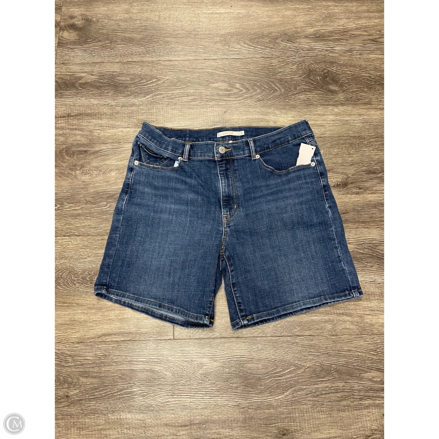 Shorts By Levis In Blue Denim, Size: 12