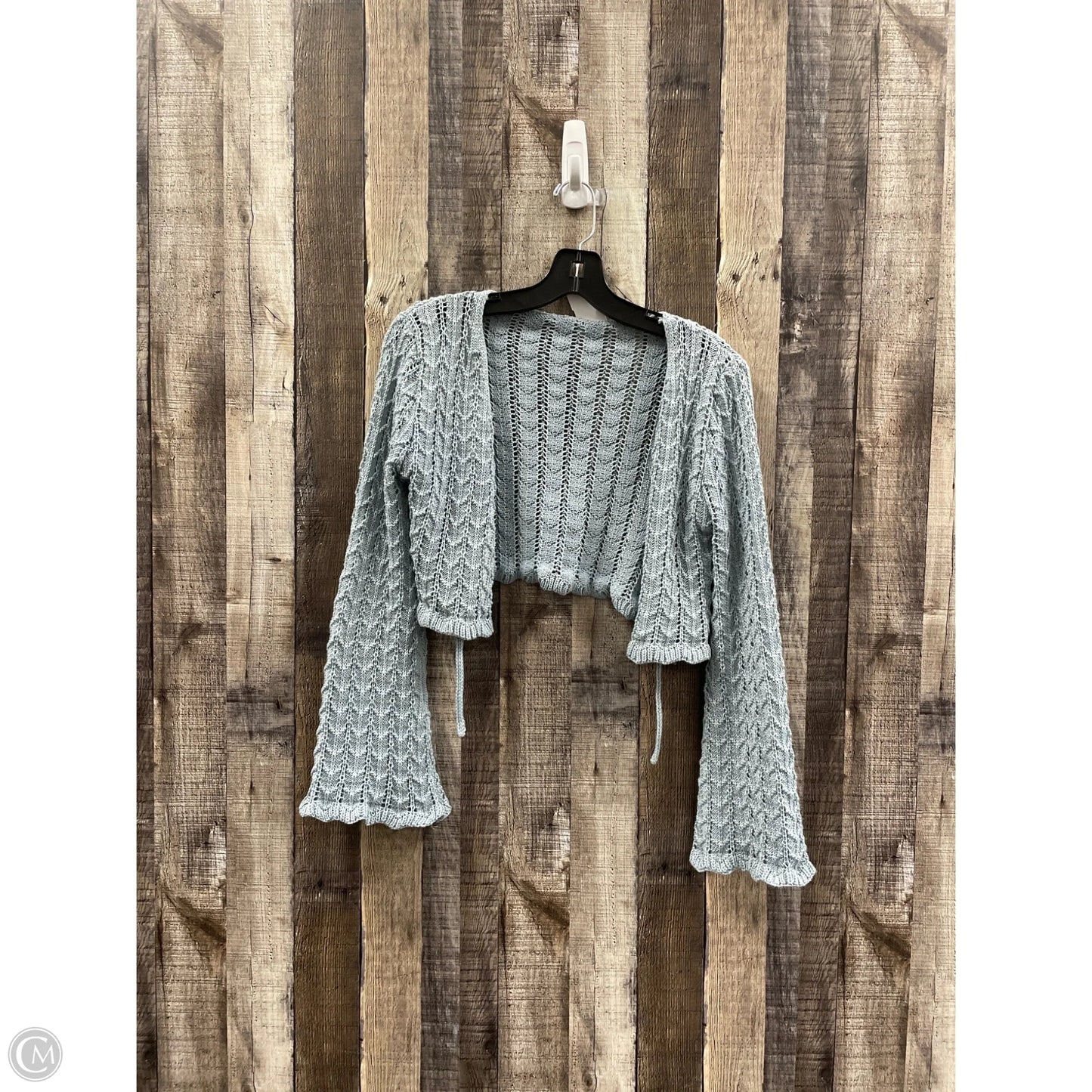 Sweater Cardigan By Shein In Blue, Size: S