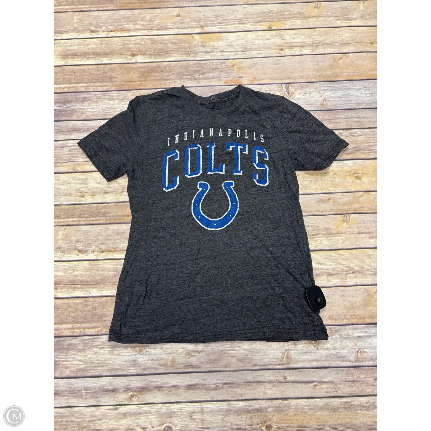 Top Short Sleeve By Nfl In Grey, Size: M