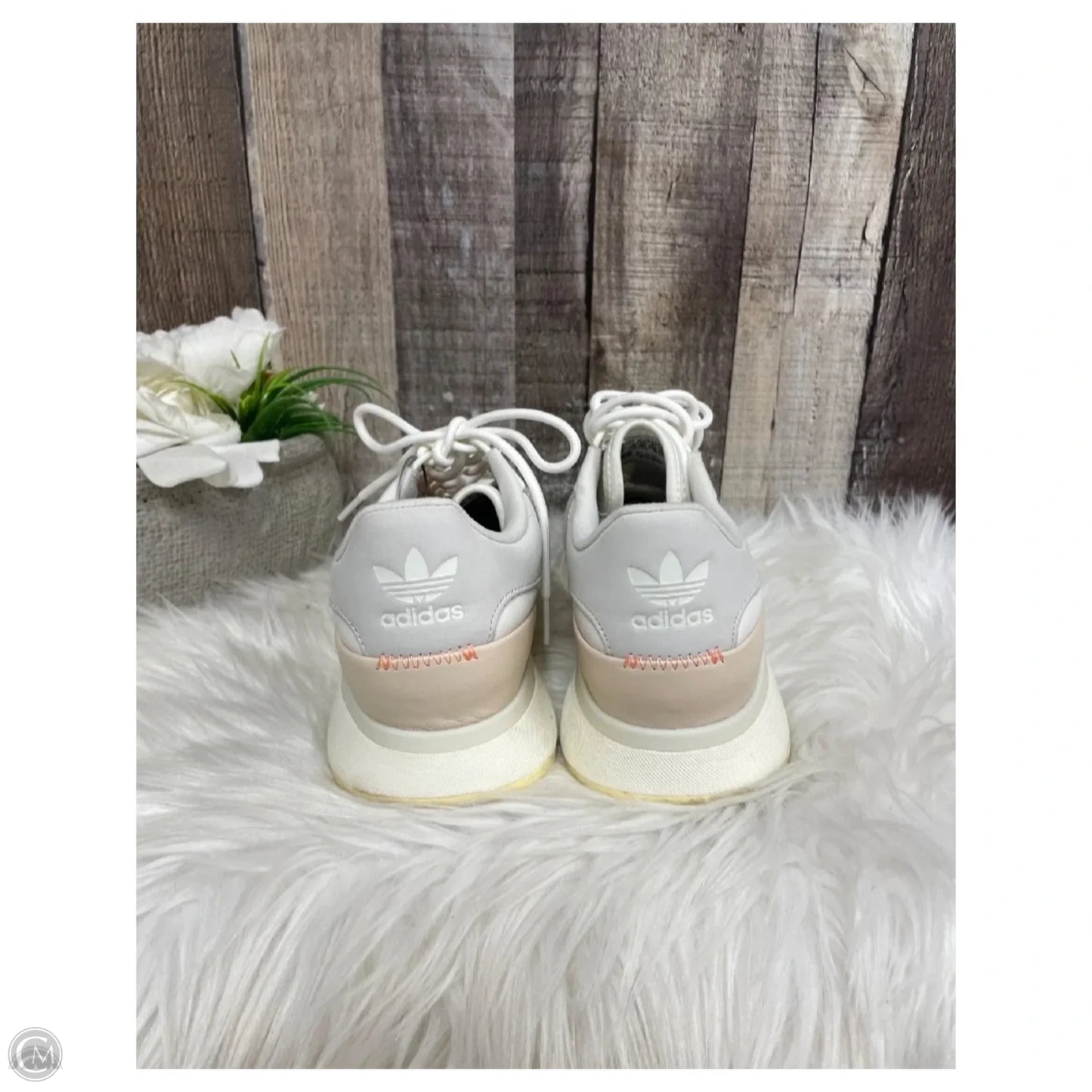 Shoes Athletic By Adidas In Ivory, Size: 7