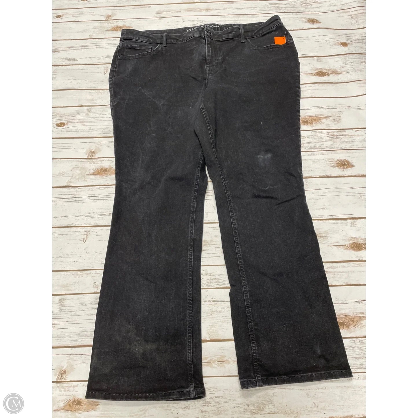 Jeans Skinny By Maurices In Black, Size: 22