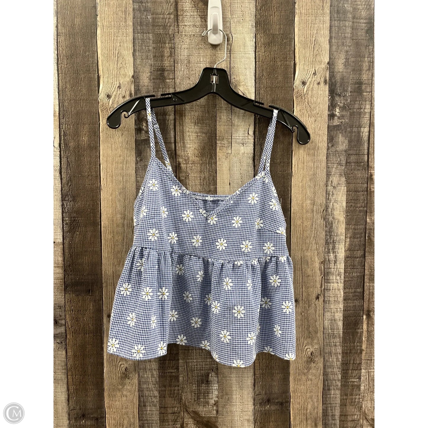 Top Sleeveless By Shein In Blue, Size: M
