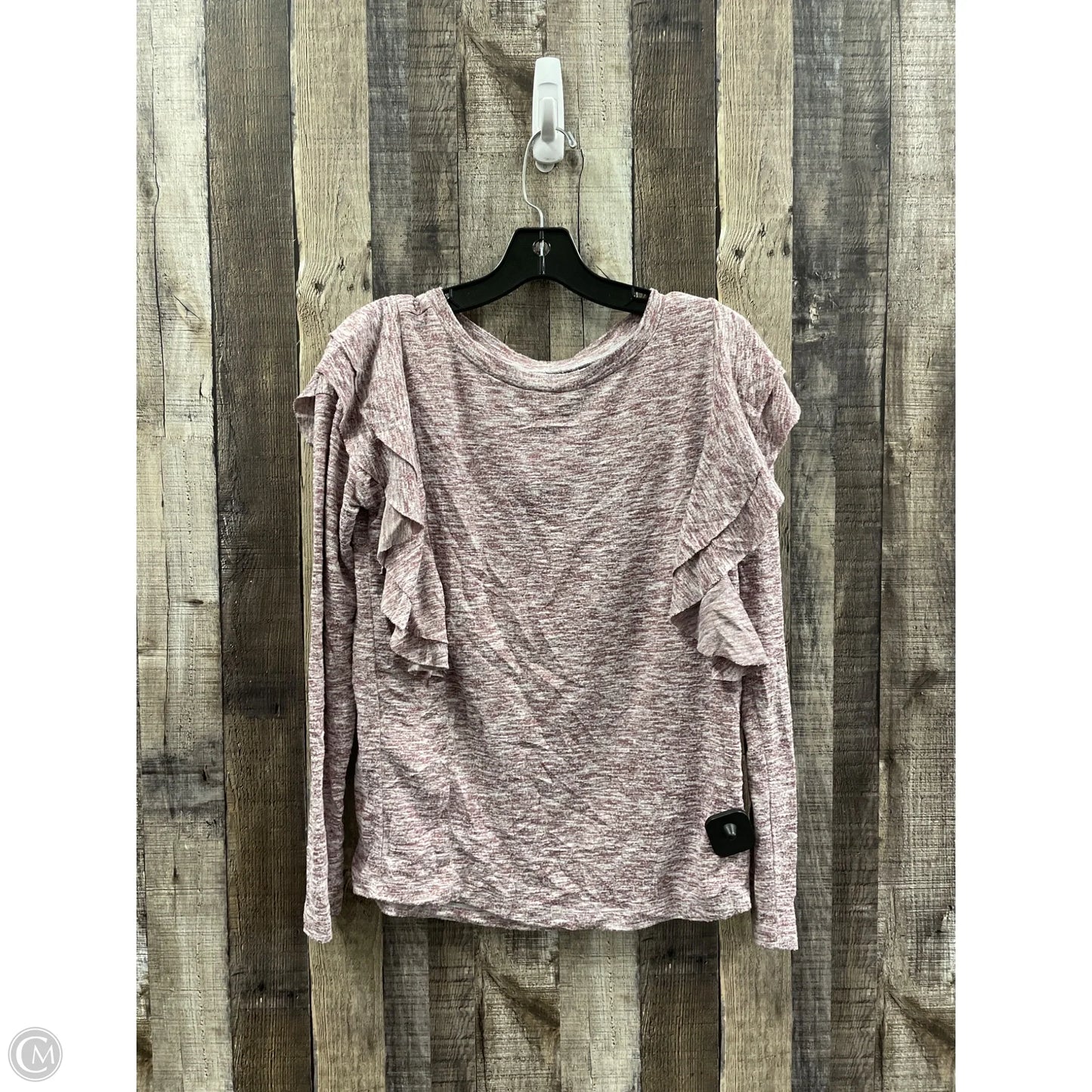 Top Long Sleeve By Maurices In Purple, Size: Xs