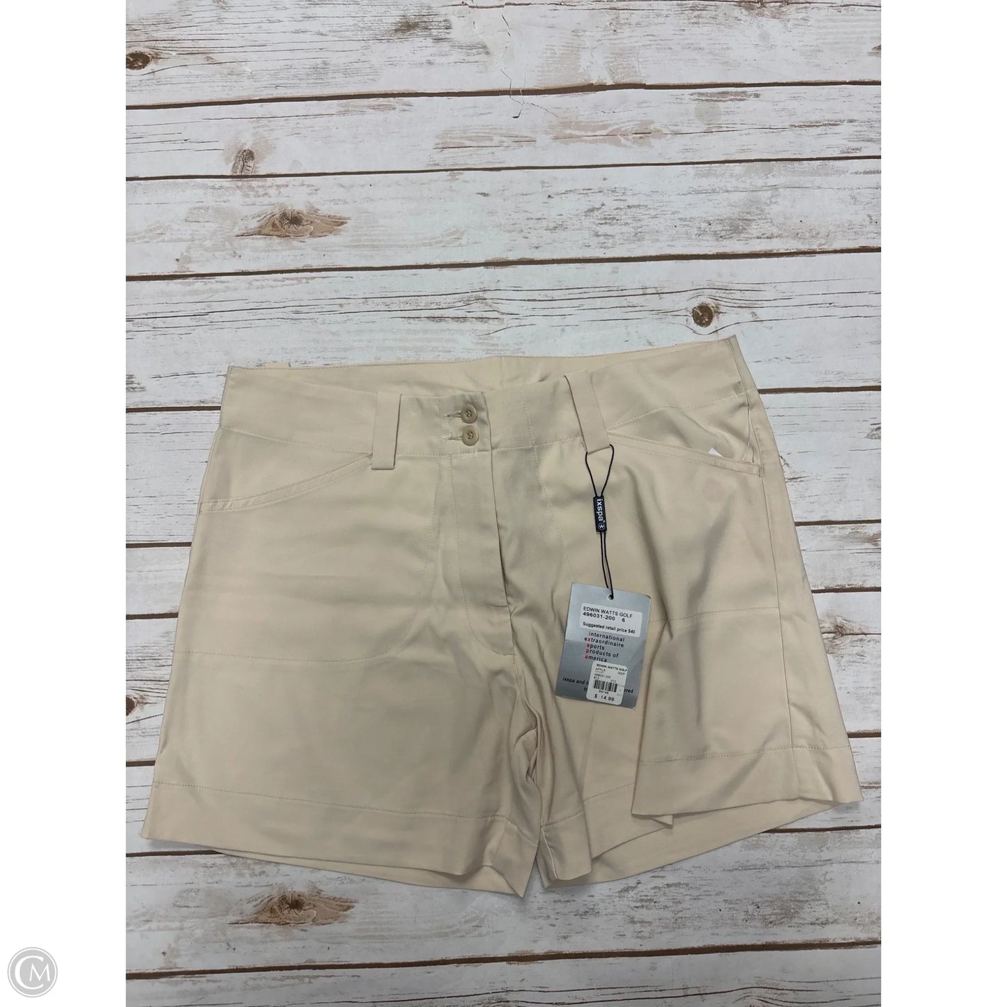 Athletic Shorts By Clothes Mentor In Tan, Size: S