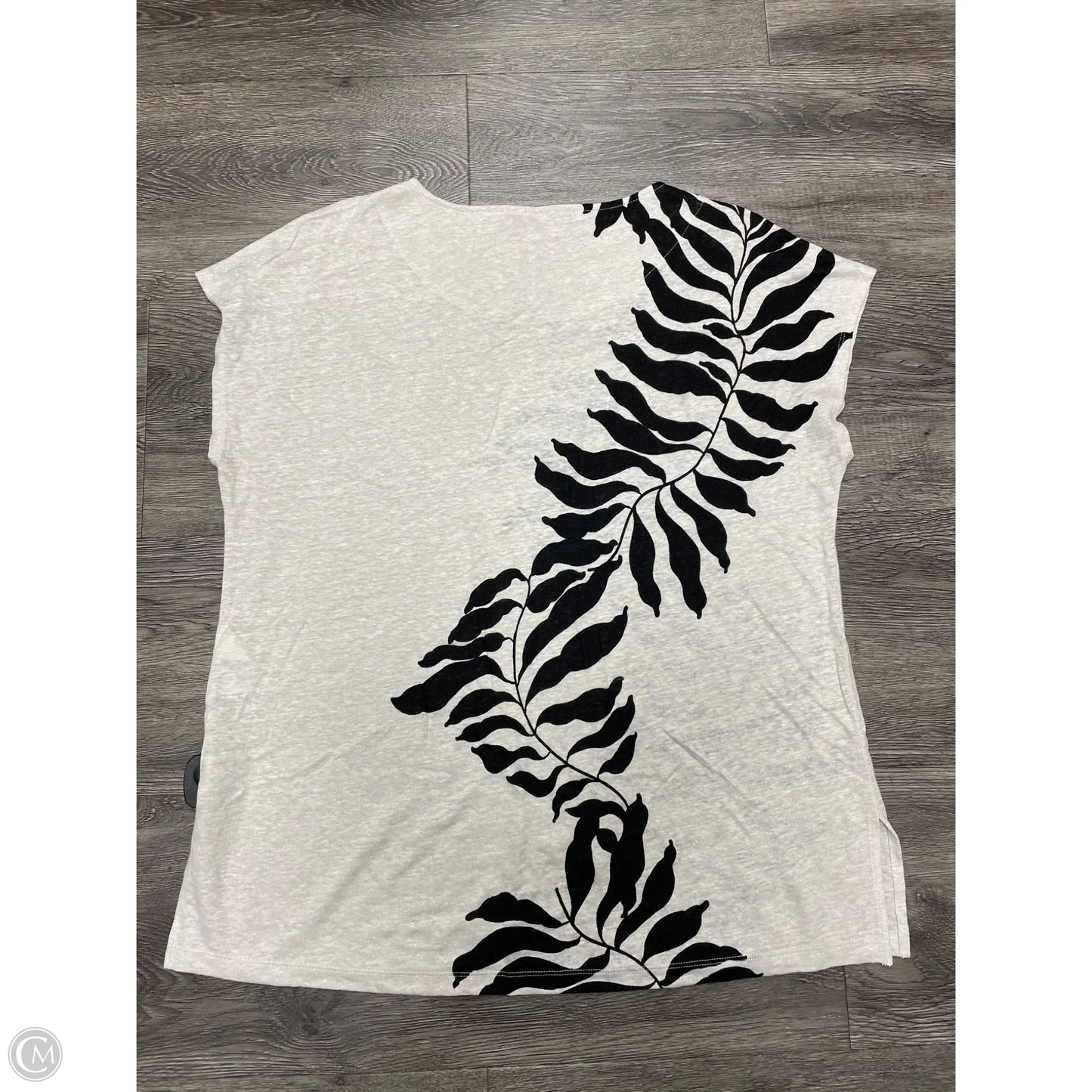 Top Sleeveless By Chicos In Tan, Size: L