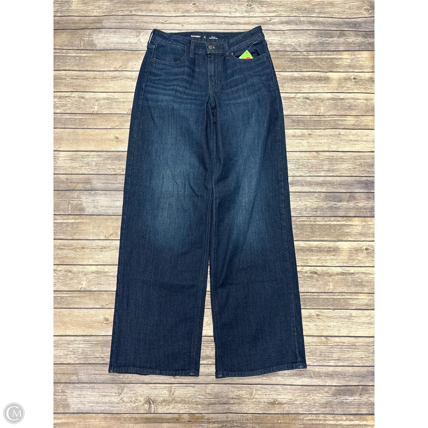 Jeans Wide Leg By Old Navy In Blue Denim, Size: 6l