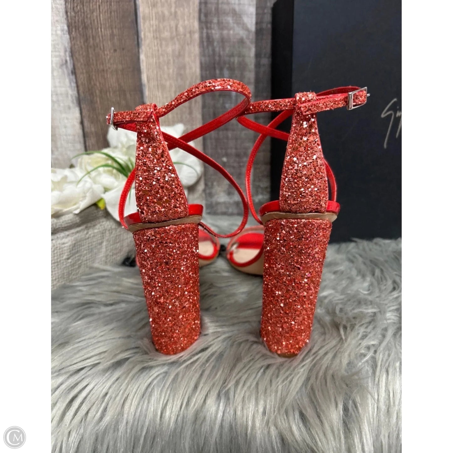Sandals Designer By Giuseppe Zanotti In Red, Size: 11