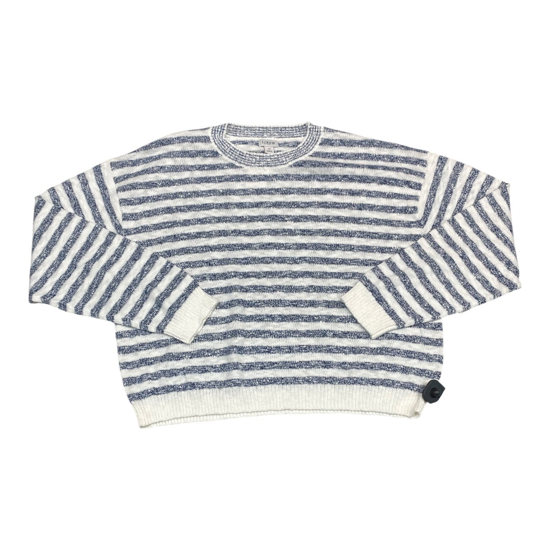 Sweater By J. Crew In Blue & White, Size:M