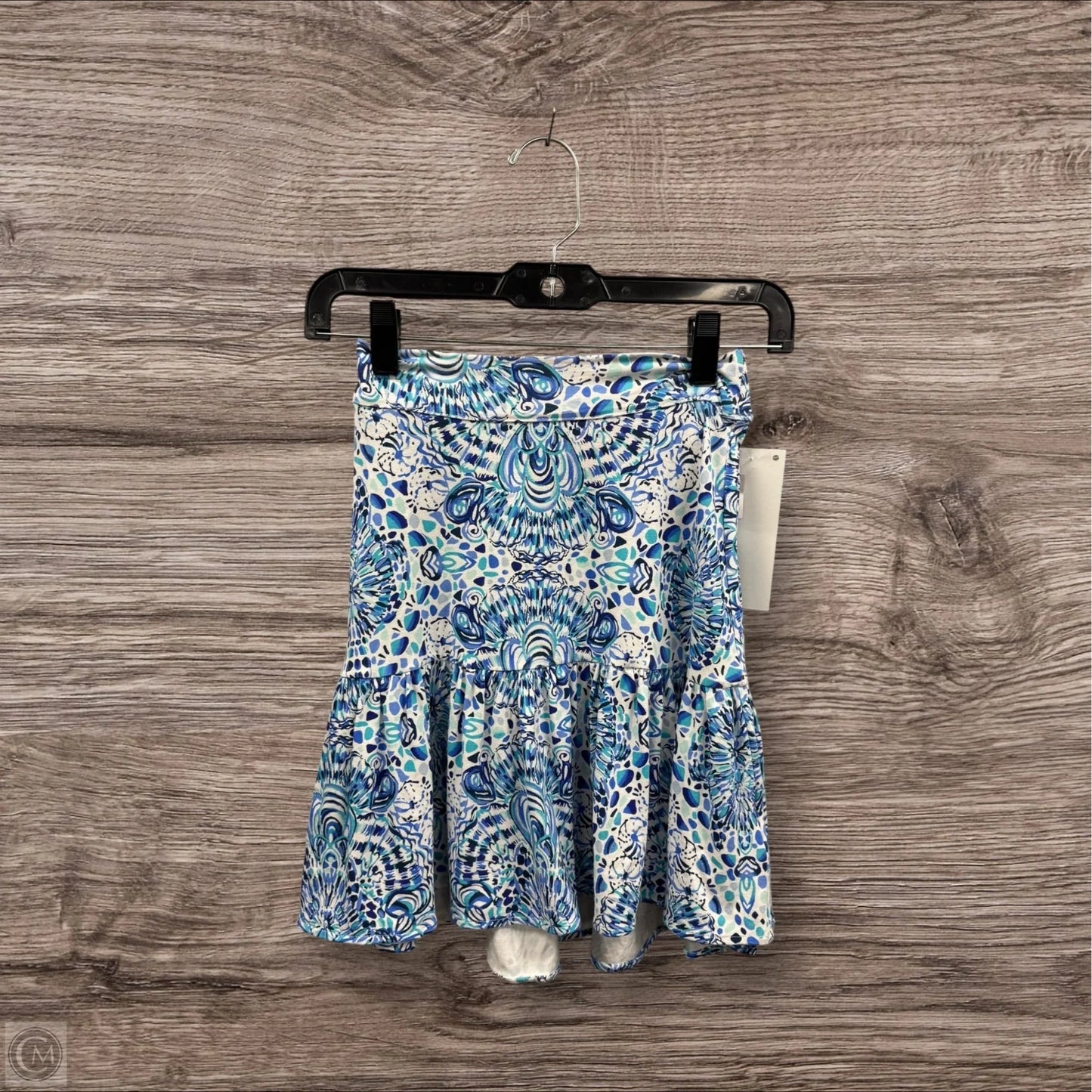 Skirt Designer By Lilly Pulitzer In Blue & White, Size: Xxs