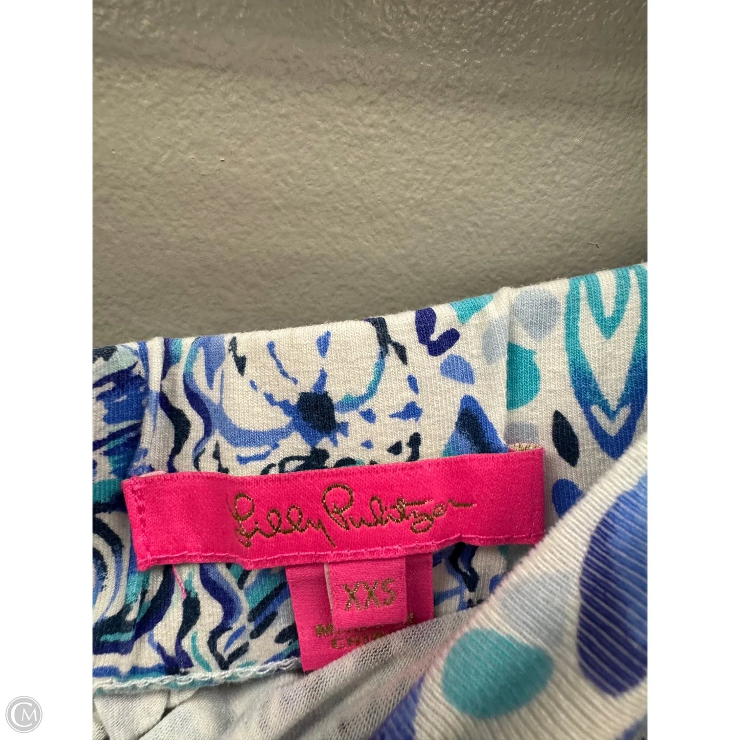 Skirt Designer By Lilly Pulitzer In Blue & White, Size: Xxs