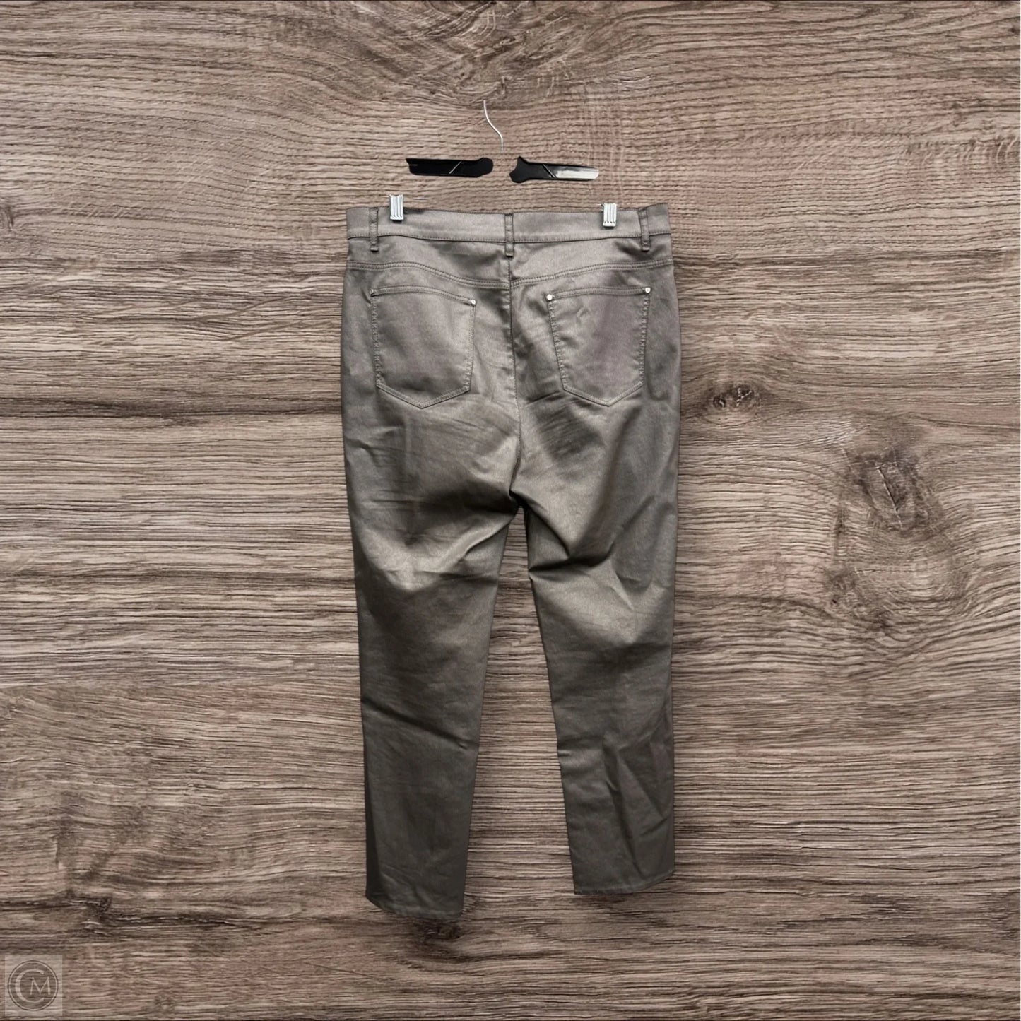 Jeans Designer By Lafayette 148 In Grey, Size: 12