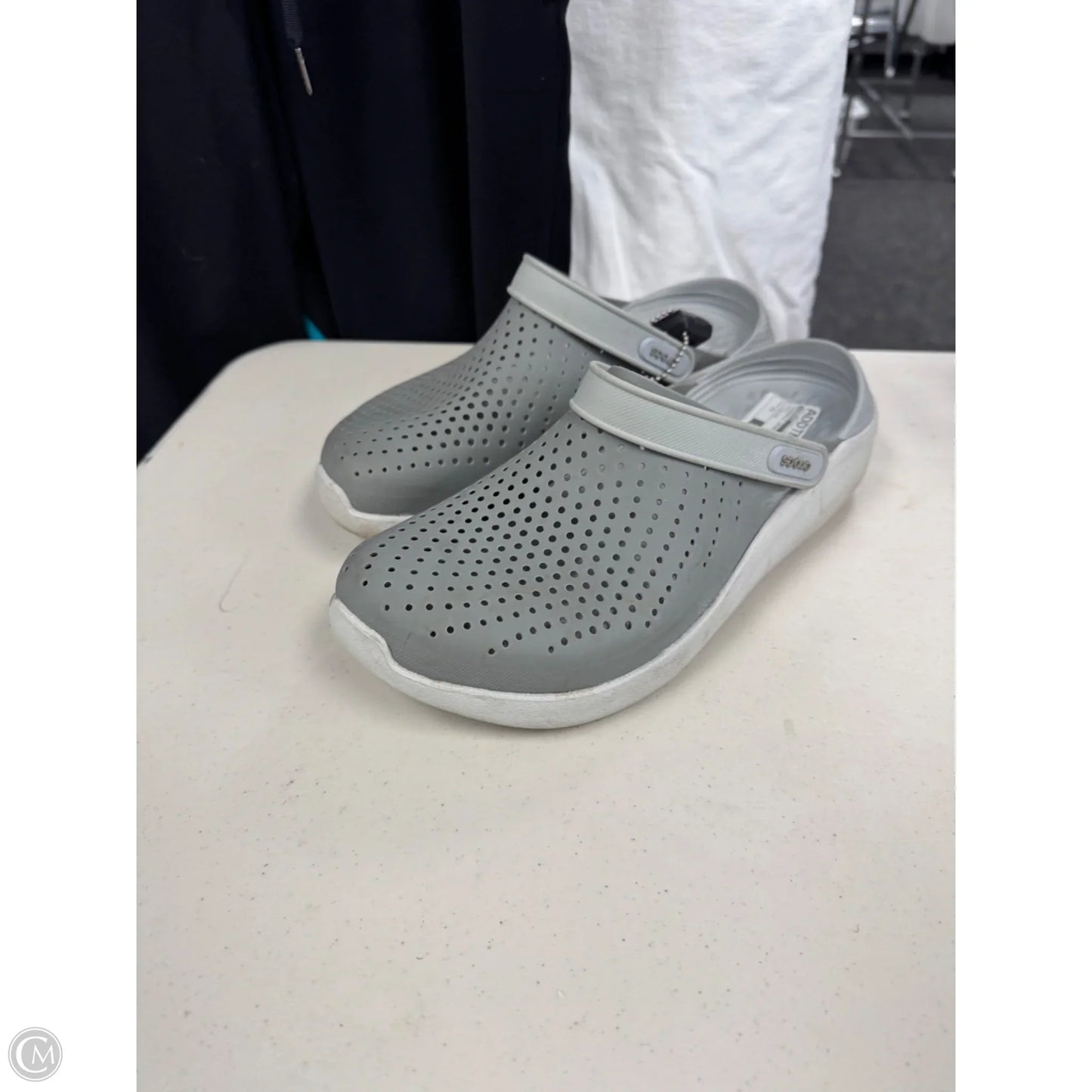 Sandals Sport By Crocs In Grey, Size: 11