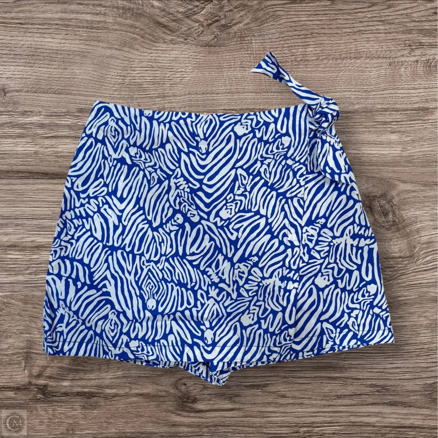 Skirt Designer By Lilly Pulitzer In Blue & White, Size: 6