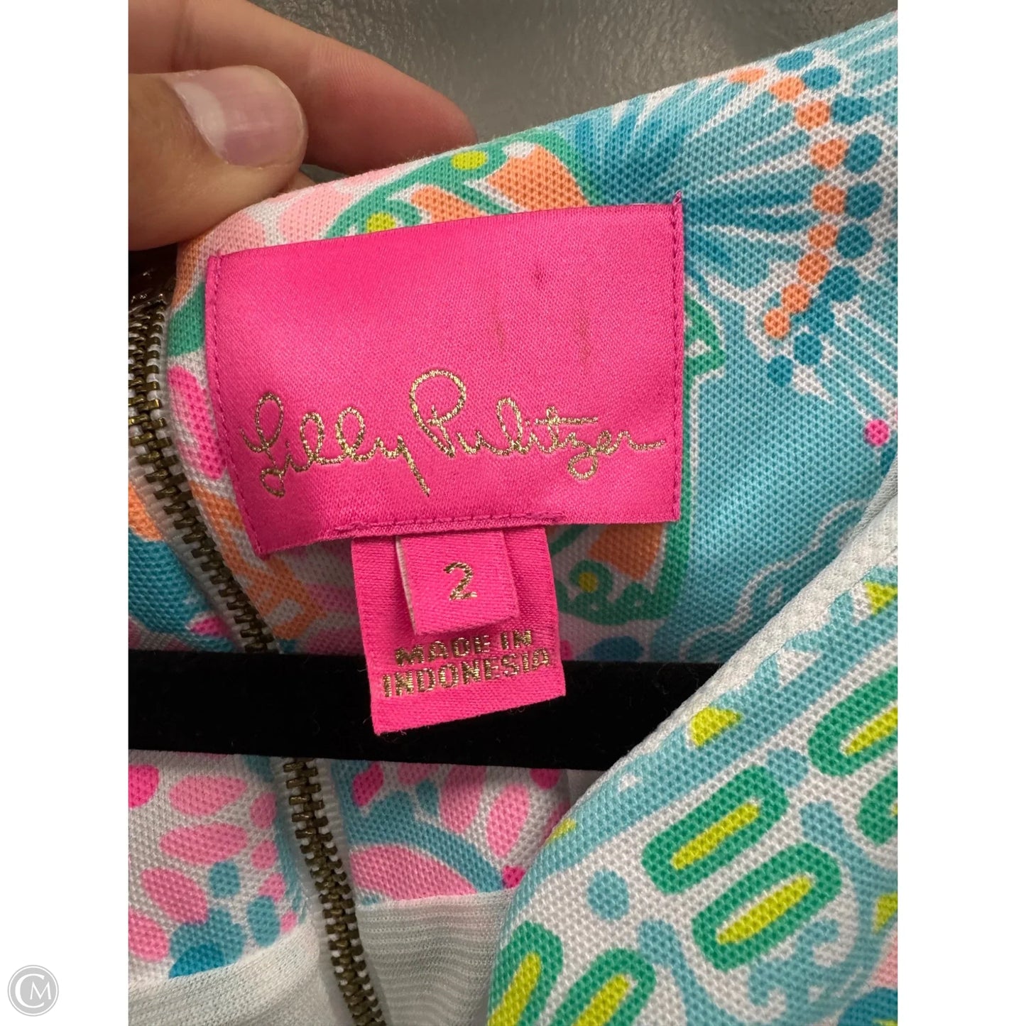 Dress Designer By Lilly Pulitzer In Blue & Pink, Size: 2