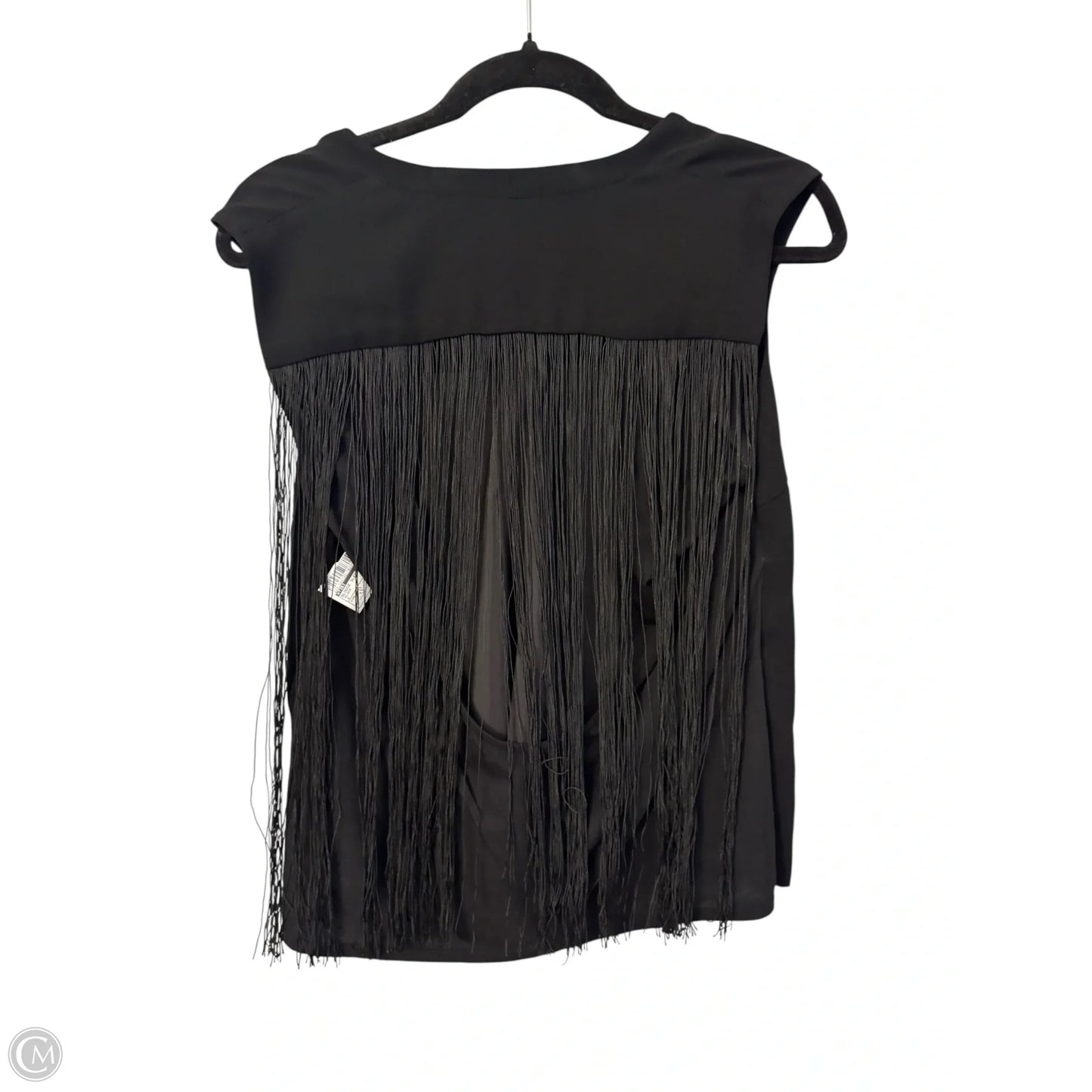 Blouse Sleeveless By Tibi In Black, Size: 6