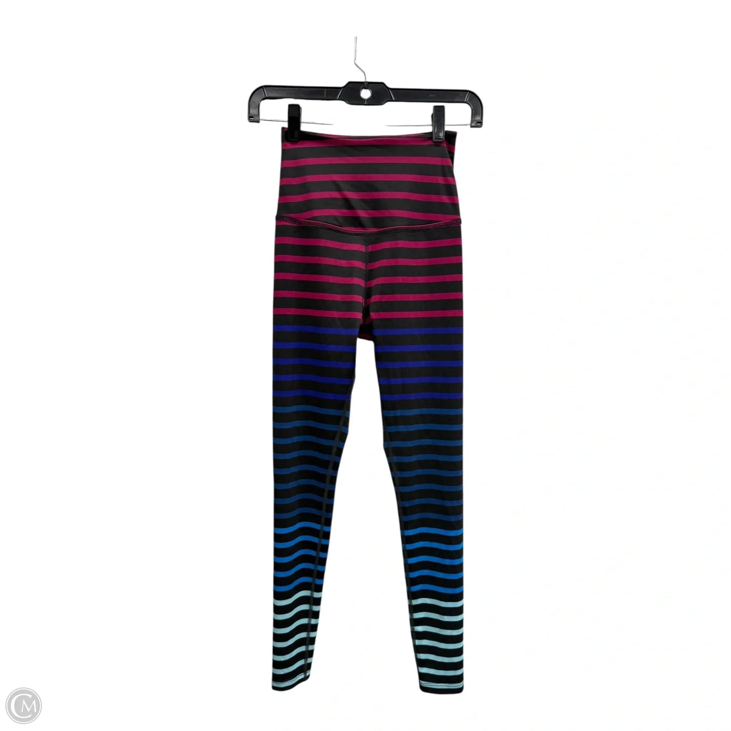 Athletic Leggings By Beyond Yoga In Striped Pattern, Size: S