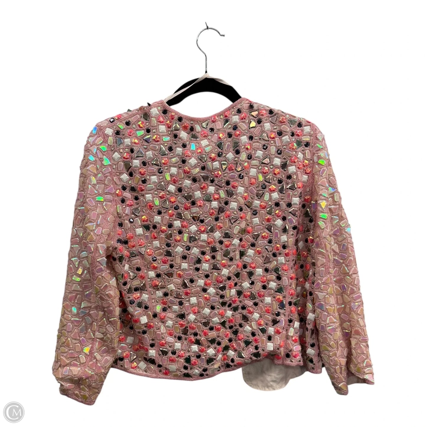 Jacket Other By French Connection In Pink & White, Size: 10