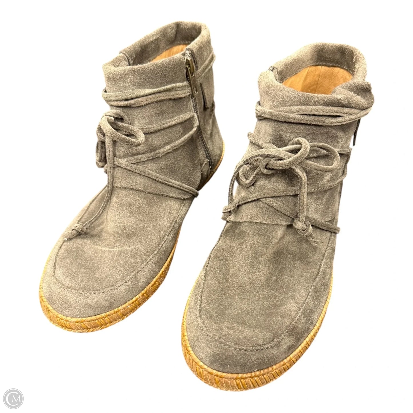 Boots Designer By Ugg In Taupe, Size: 8.5