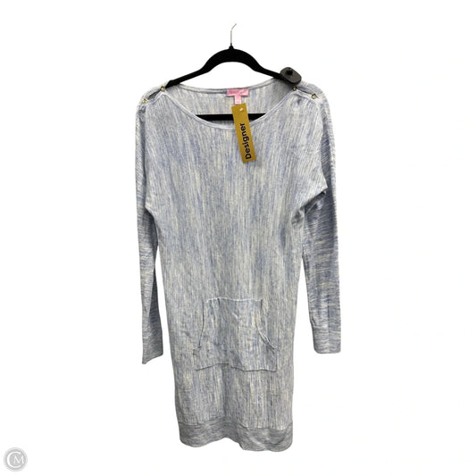 Dress Designer By Lilly Pulitzer In Blue & White, Size: S