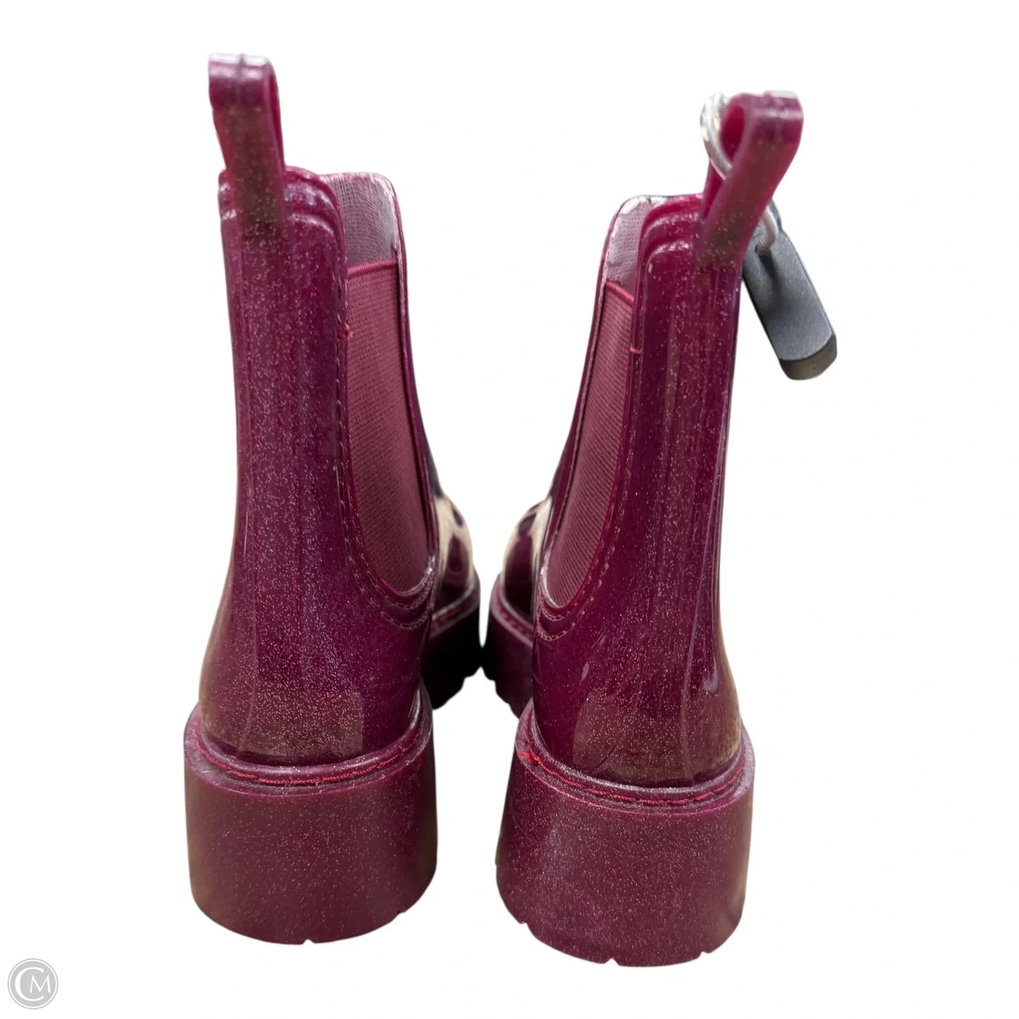 Boots Rain By Asos In Pink, Size: 7