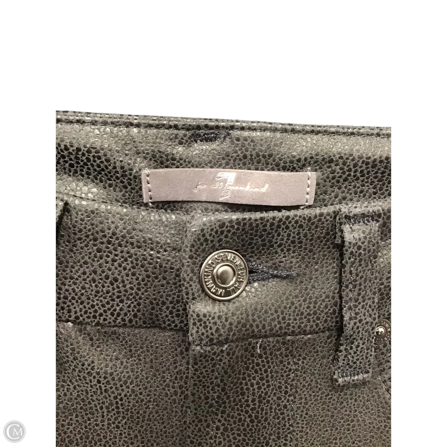 Jeans Skinny By 7 For All Mankind In Grey, Size: 2