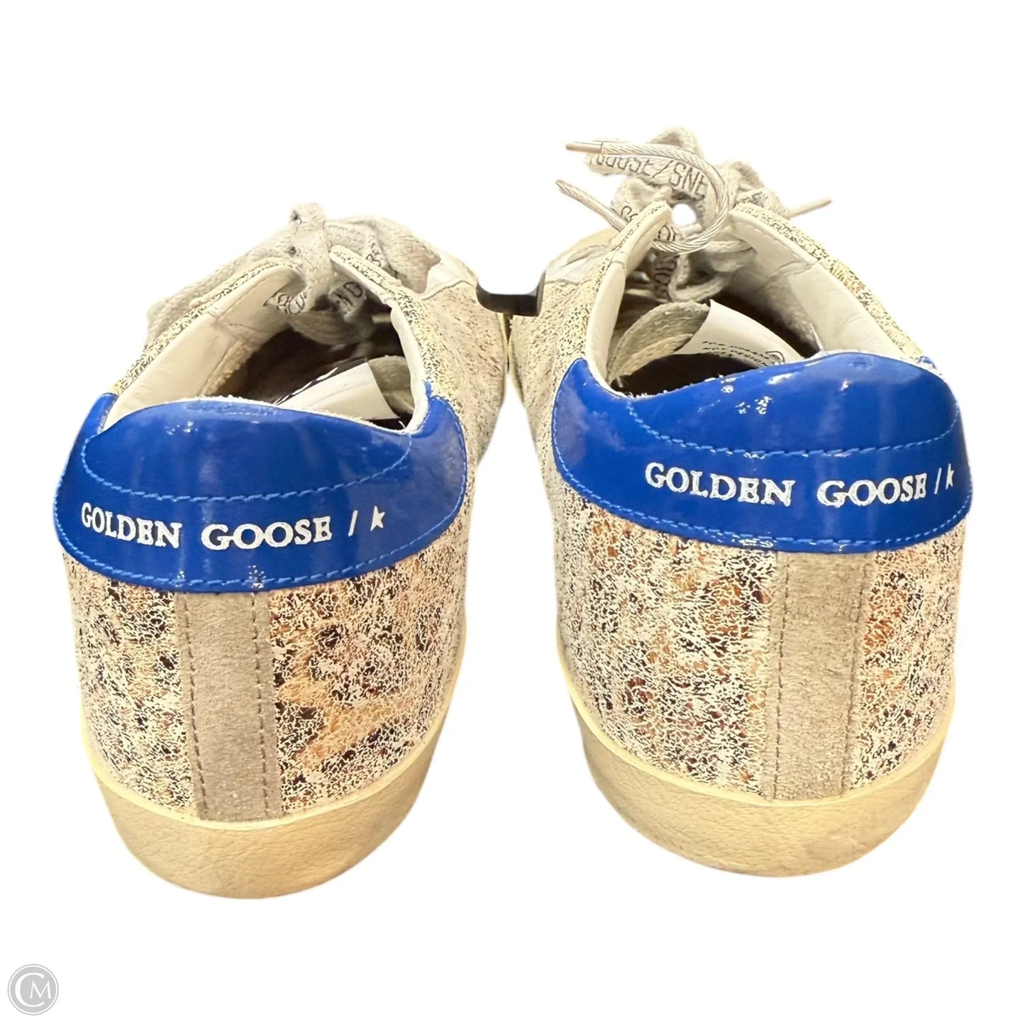 Shoes Luxury Designer By Golden Goose In Blue & Pink, Size: 7