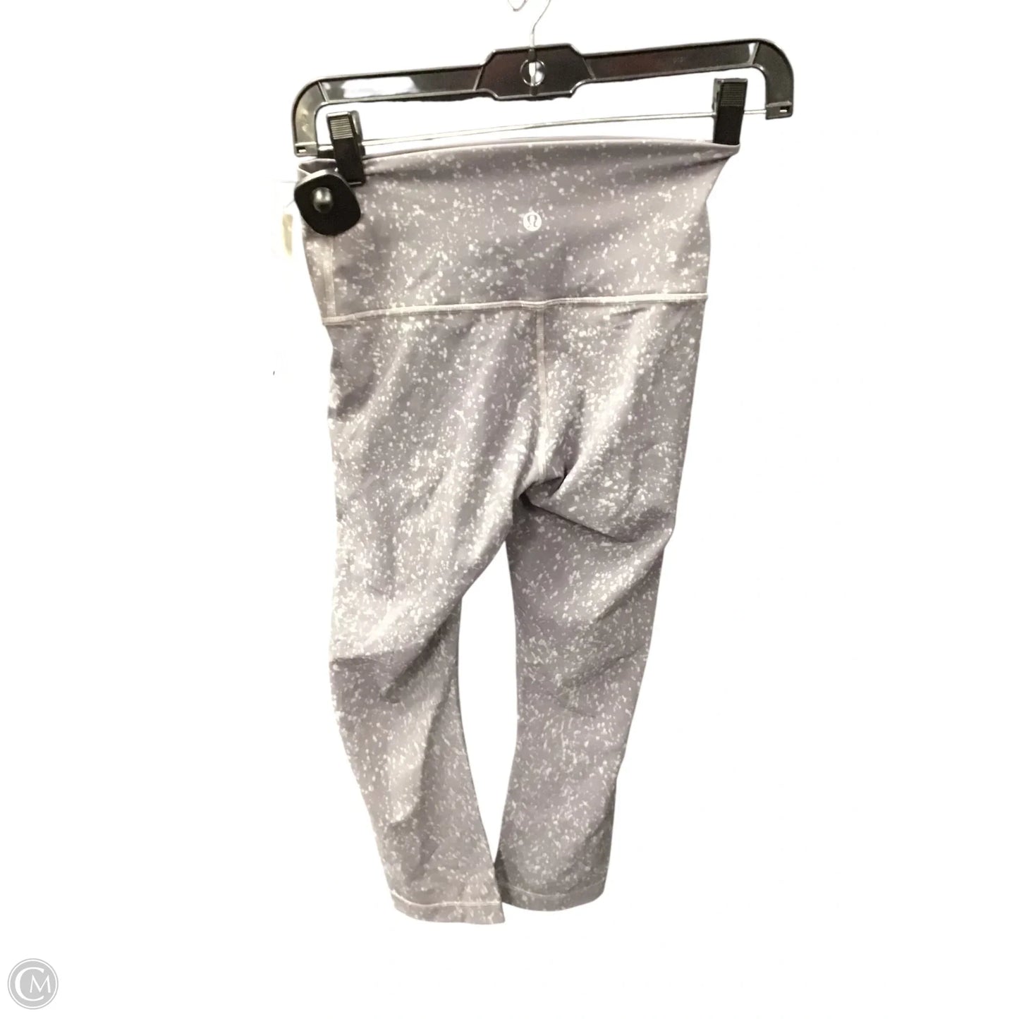 Athletic Leggings Capris By Lululemon In Grey, Size: 4