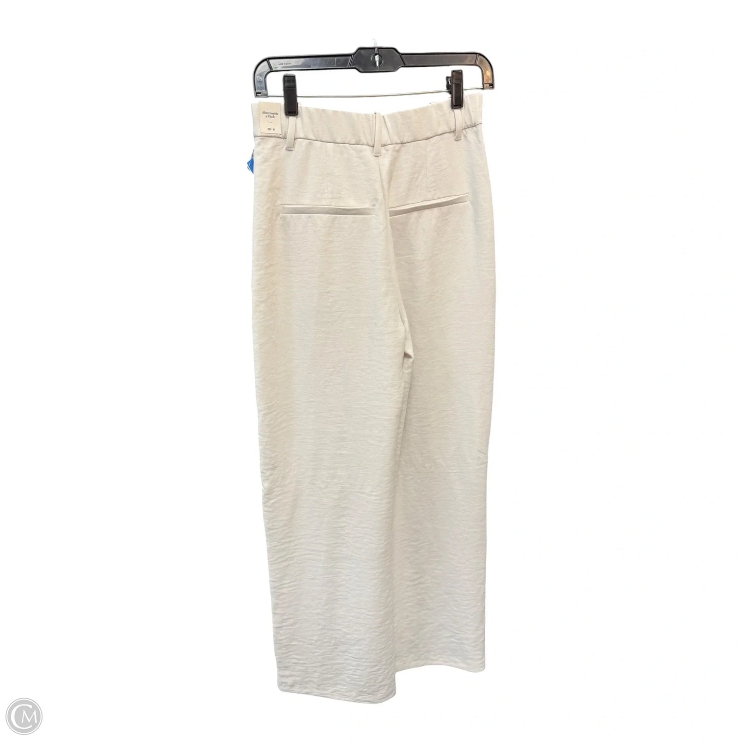 Pants Wide Leg By Abercrombie And Fitch In Ivory, Size: 6