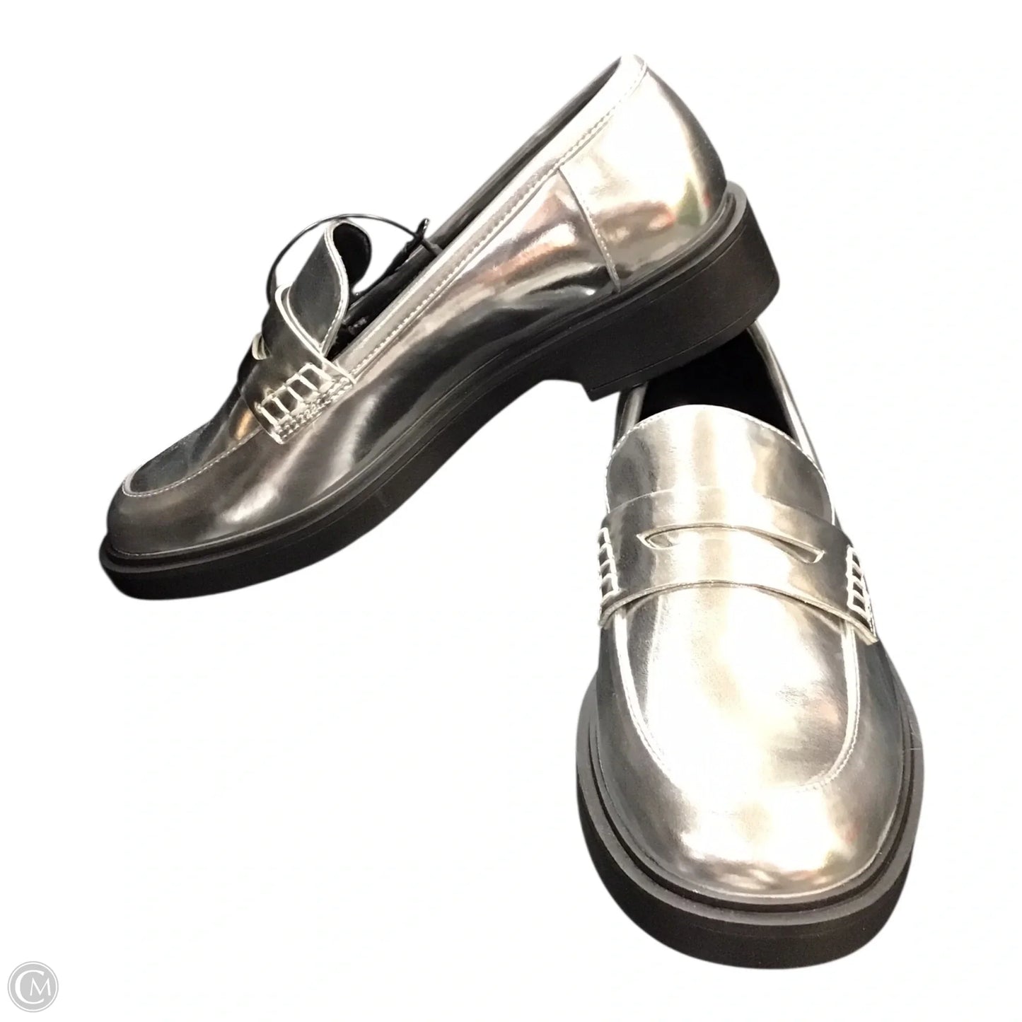 Shoes Flats By A New Day In Silver, Size: 6.5