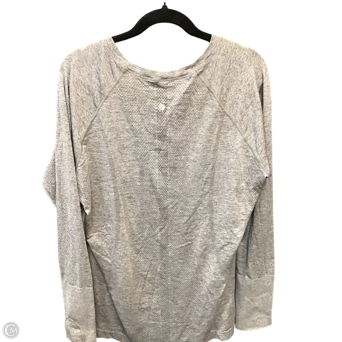 Athletic Top Long Sleeve Crewneck By Lululemon In Grey, Size: 20