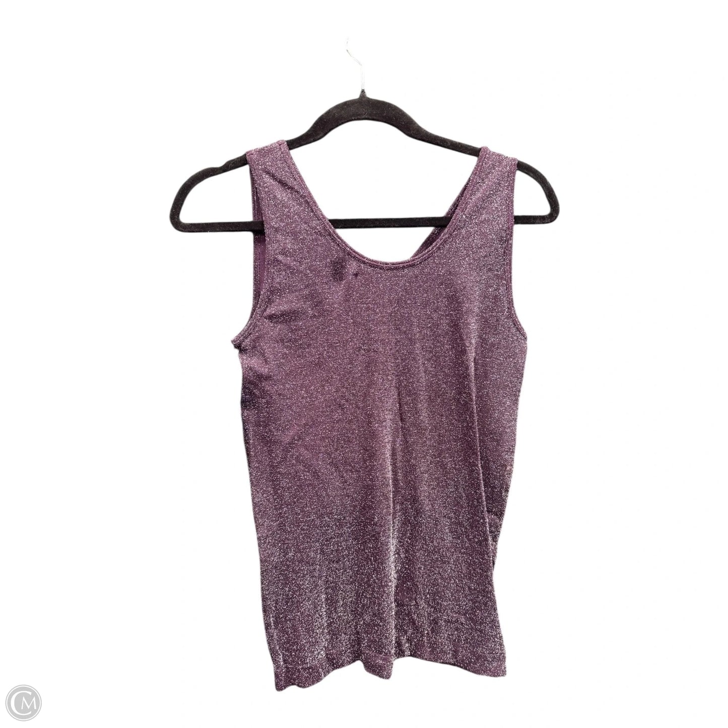 Tank Top By Apt 9 In Purple & Silver, Size: L