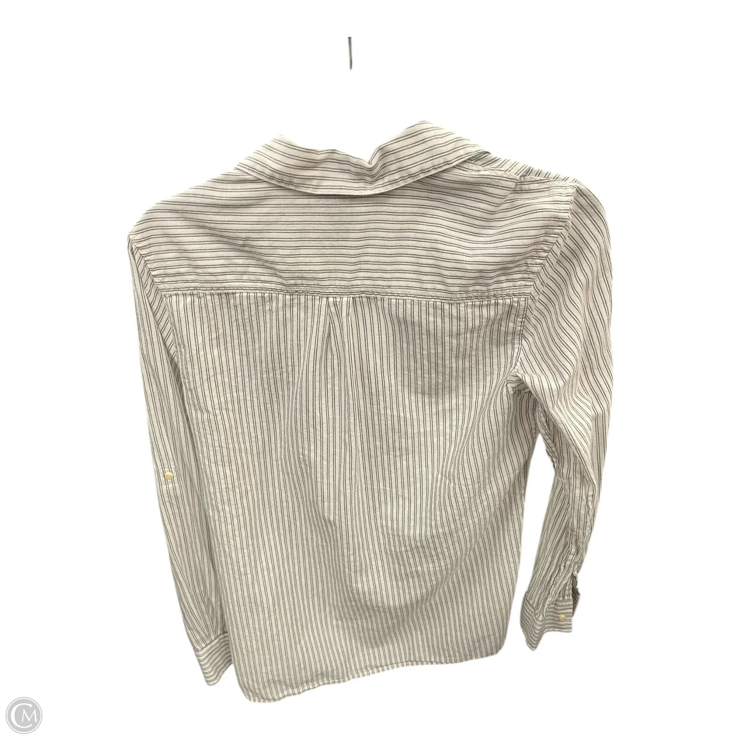 Blouse Long Sleeve By Patagonia In Striped Pattern, Size: S
