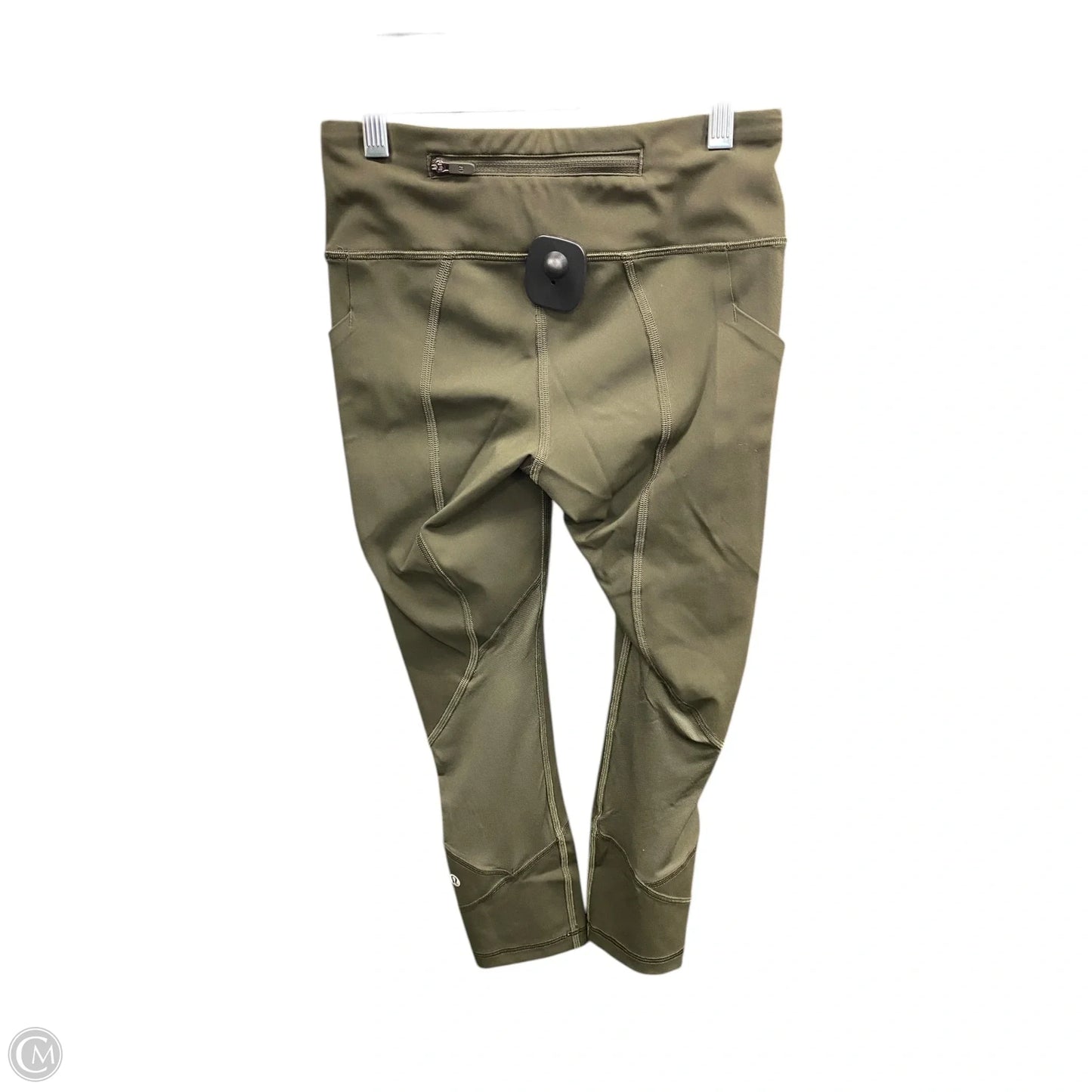 Athletic Leggings Capris By Lululemon In Green, Size: 2