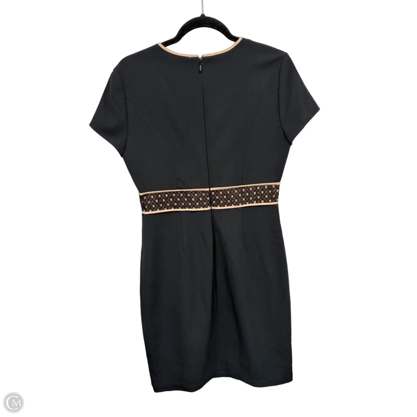 Dress Casual Short By Bcbgmaxazria In Black & Tan, Size: 6