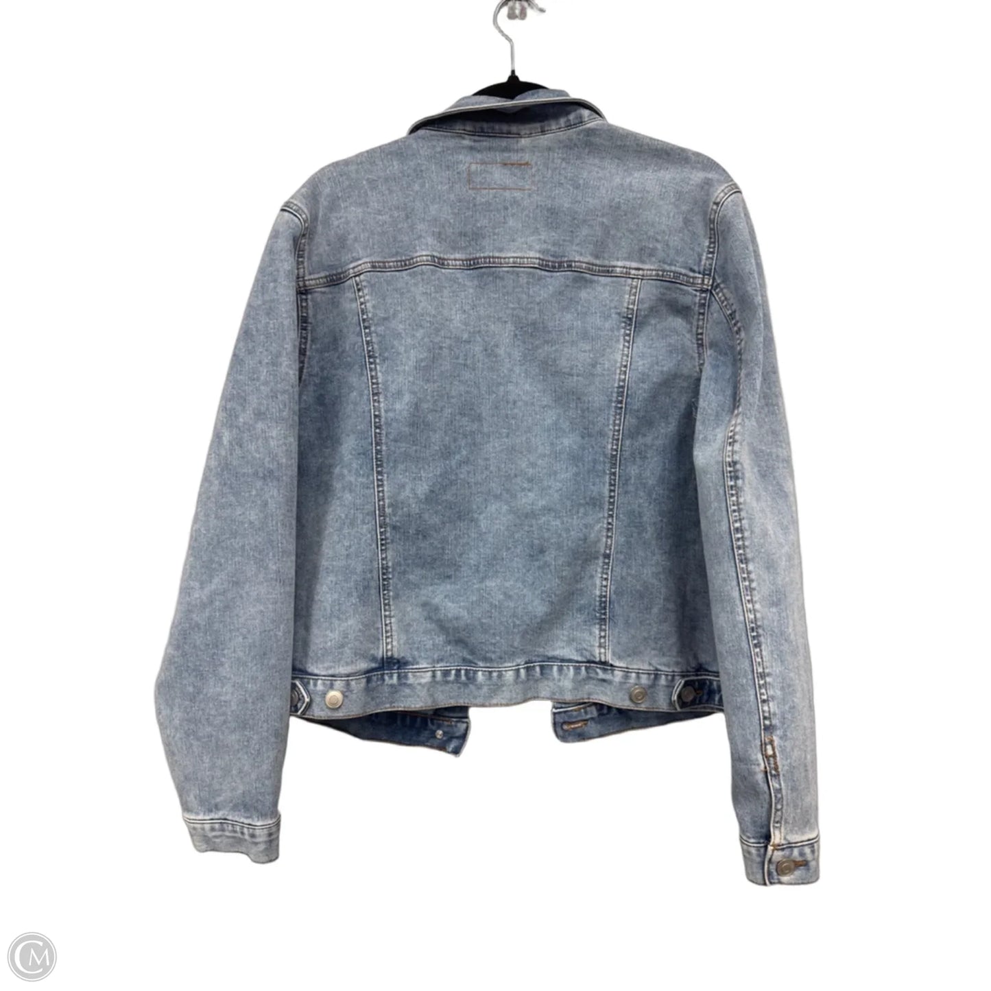 Jacket Denim By Time And Tru In Blue Denim, Size: Xl